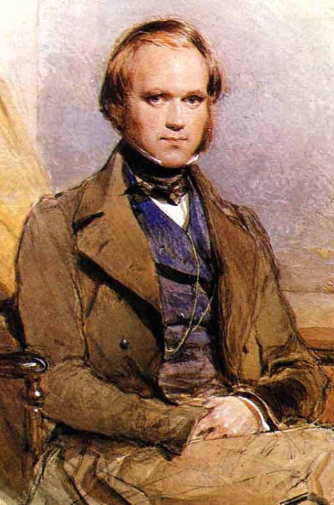 Charles Darwin, shortly after his return from the voyage of the Beagle. If he were still alive, he'd be 200 years old today