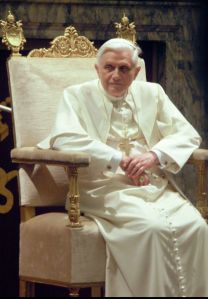 In Italy, it is illegal to insult this man. Why?  He occupies Saint Peter's chair, he can take it!