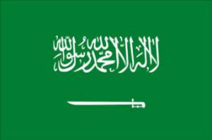 The Saudi flag